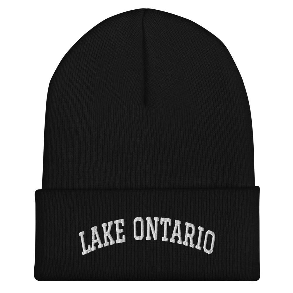 beanie in Black with the Ontarí'io wordmark