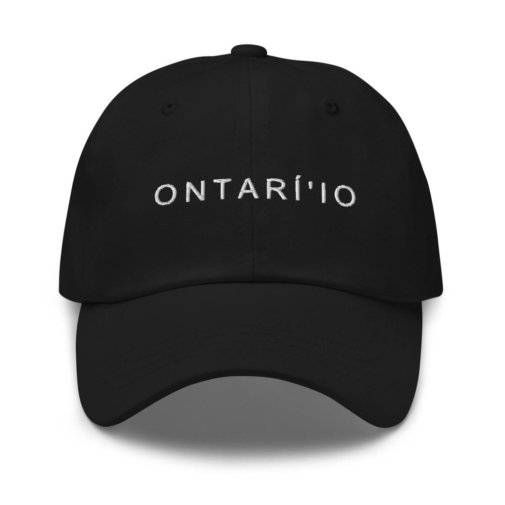 cap in Black with the Ontarí'io wordmark