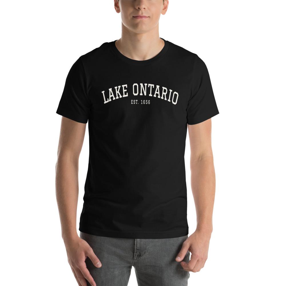 tee in Black with the Ontarí'io wordmark